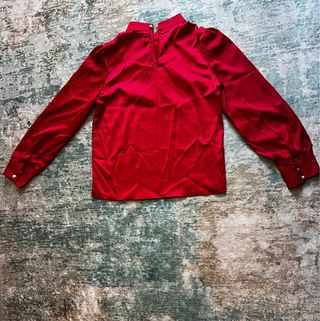 Camisa Roja Mujer Talla S/M Nueva