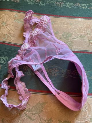 Slip perizoma La Perla rosa taglia S