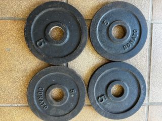 4 Discos Mancuernas 5 kg (50 mm)