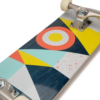 TABLA DE SKATE CP500 MID FLAG NIÑOS 8-12 AÑOS TALLA 7,5"