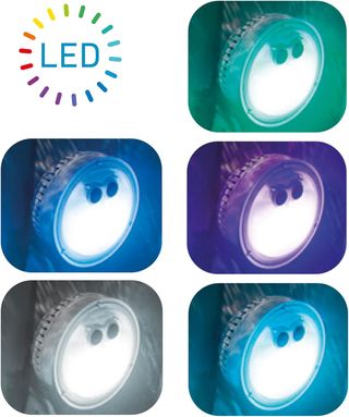 Intex 55027 - Luce Spa Bolle, 5 colori, Illuminazione Spa Bolle