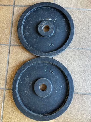 Pareja Discos Musculación 2x20 kg