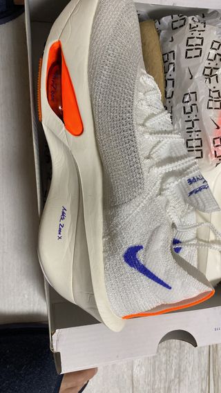 Nike Alphafly Zapatillas Running Azul Blanco 42.5