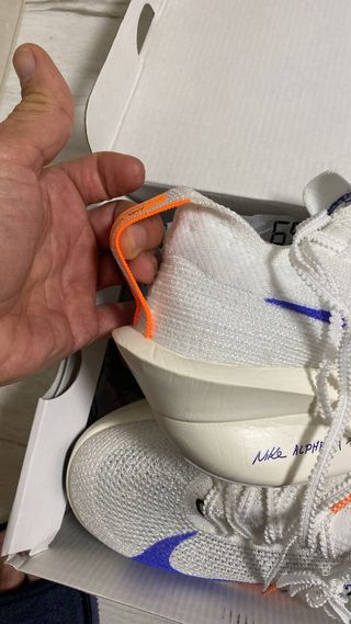 Nike Alphafly Zapatillas Running Azul Blanco 42.5