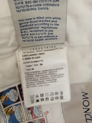 Bomberino Moncler bianco