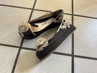 Bailarinas Irregular Choice negras encaje