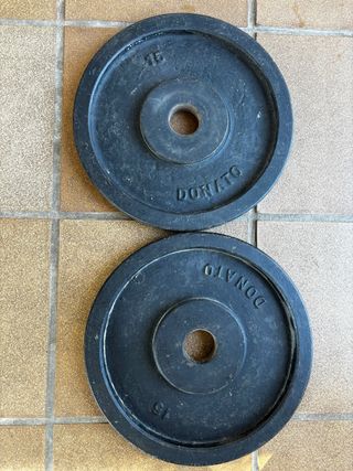 Discos de pesas 2x15 kg DONATO