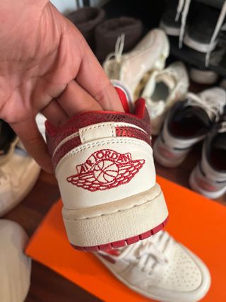 Nike Air Jordan 1 Low Rojo/Blanco