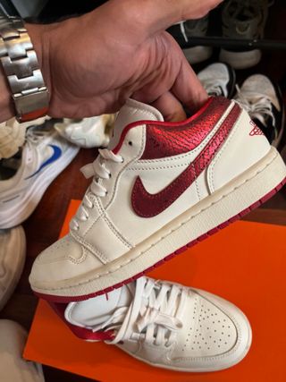 Nike Air Jordan 1 Low Rojo/Blanco