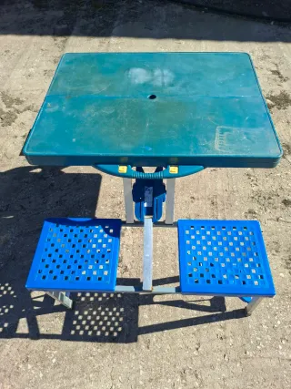 Mesa de camping plegable