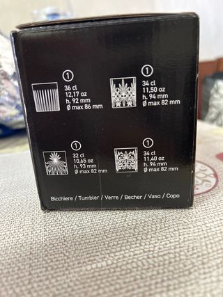 Set 4 Bicchieri RCR Mixology Nuovi