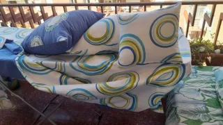 Funda nórdica reversible + 3 cojines