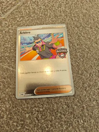 Carta Pokémon Árbitro Regional Querétaro 2026