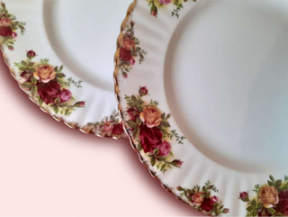 6 platos de 26 cm Royal Albert Old Country Roses