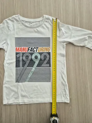 T-shirt 7/8 anni maniche lunghe