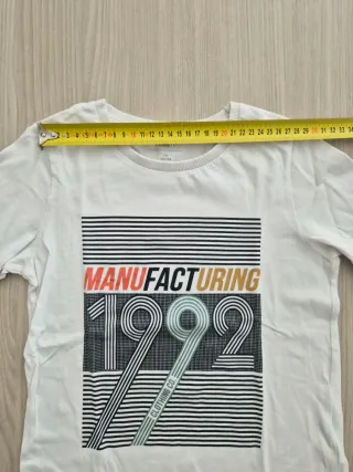 T-shirt 7/8 anni maniche lunghe