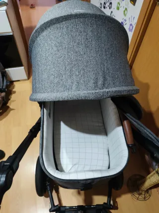 Carro bebé Jane 2 piezas gris