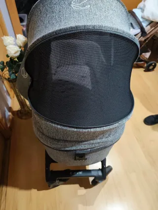 Carro bebé Jane 2 piezas gris