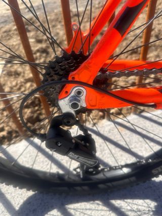 Bicicleta de Montaña Talla L Naranja