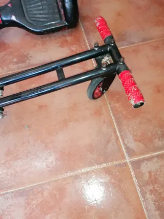 Hoverboard y Silla Go-Kart Negra