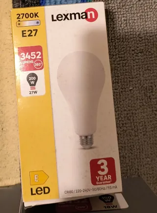 Lampadina LED Lexman 200W E27 2700K