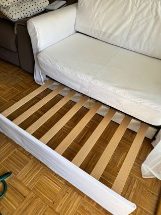 Sofá Cama 2 Plazas Blanco. Ikea Hagalund