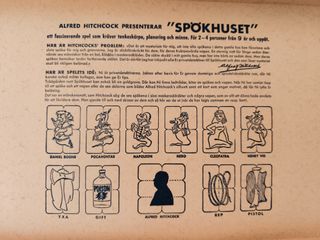 Spökhuset Alga Jogo de Tabuleiro Vintage