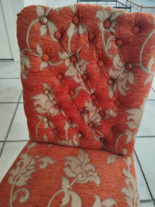 Mesa de comedor nogal y 6 sillas