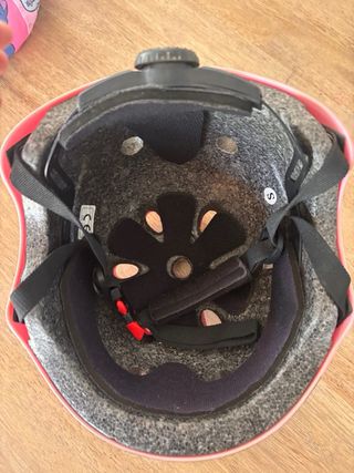 Casco infantil bici/patinete rosa Talla S 3-8años
