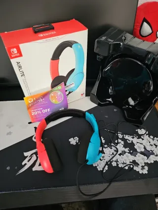 Auriculares AIRLITE para Switch y PC con Micrófono