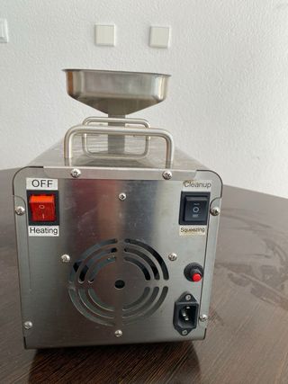 Prensa Aceite Frío Eléctrica Acero Inoxidable