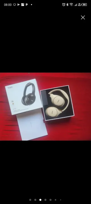 TOZO HT2 Auriculares Beige y Negro