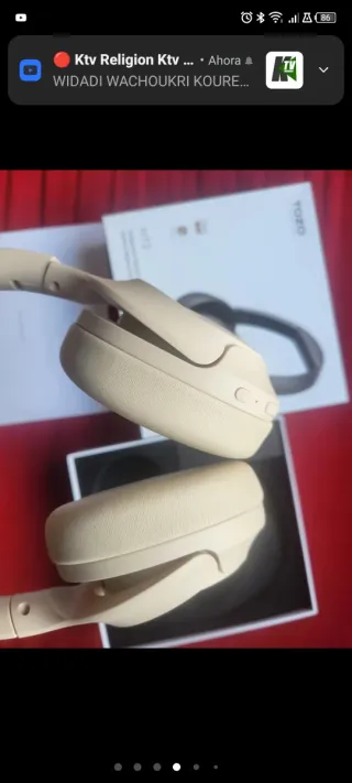 TOZO HT2 Auriculares Beige y Negro