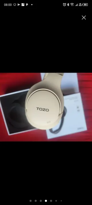 TOZO HT2 Auriculares Beige y Negro