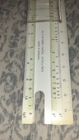 Regla de calculo años 60-70 made in germany