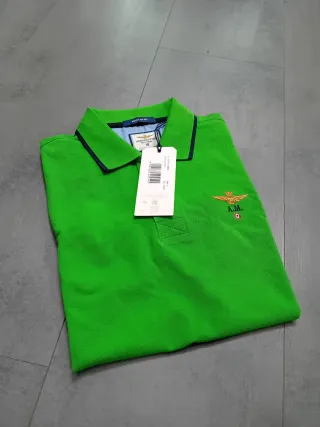 ✅️Polo Aeronautica Militare Uomo Tg S Verde