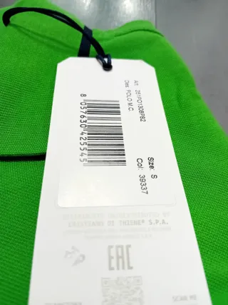✅️Polo Aeronautica Militare Uomo Tg S Verde