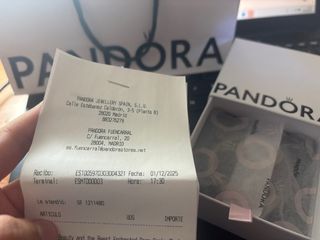 Pulsera Pandora Bañada en Oro con flor