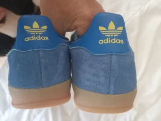 Zapatillas Adidas Gazelle Clásicas Azul/Amarillo