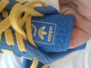 Zapatillas Adidas Gazelle Clásicas Azul/Amarillo