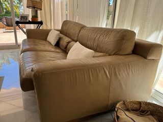 Sofá de piel Natuzzi 230x107cm