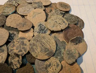 Lote monedas antiguas