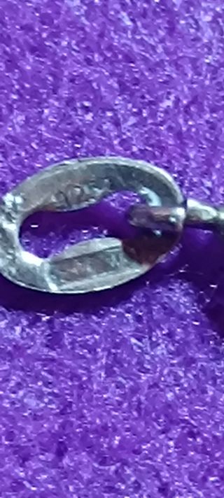 Collana in argento 925 e pendente ondulato moderni