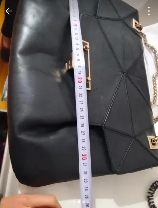 Bolso Uterqüe Piel Negro