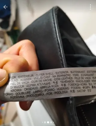 Bolso Uterqüe Piel Negro