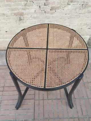 Mesa redonda vintage años 60