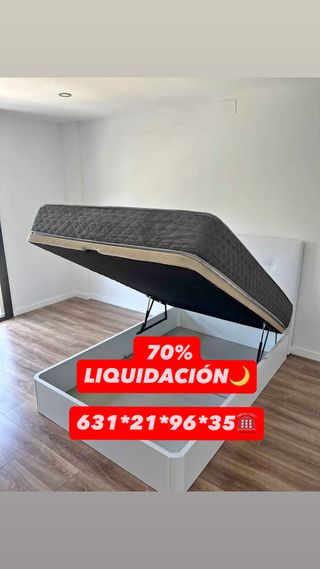Canape abatible y colchón oferta 70%