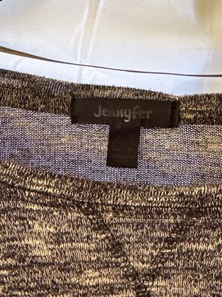 Maglione grigio melange a maniche lunghe