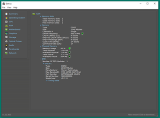 RAM Micron DDR3 2GB MT8JTF25664AZ