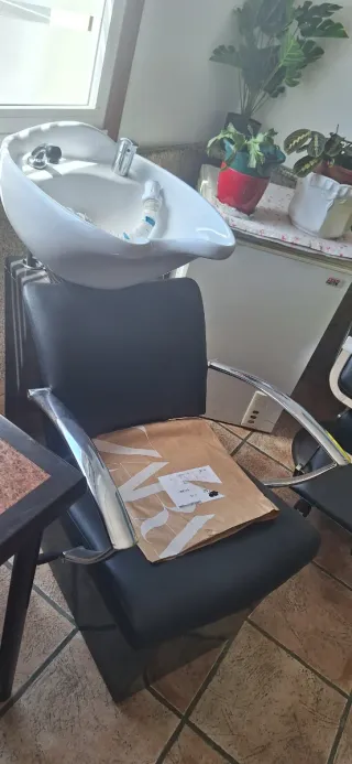 2 Sillones Barbería + Lavacabezas
